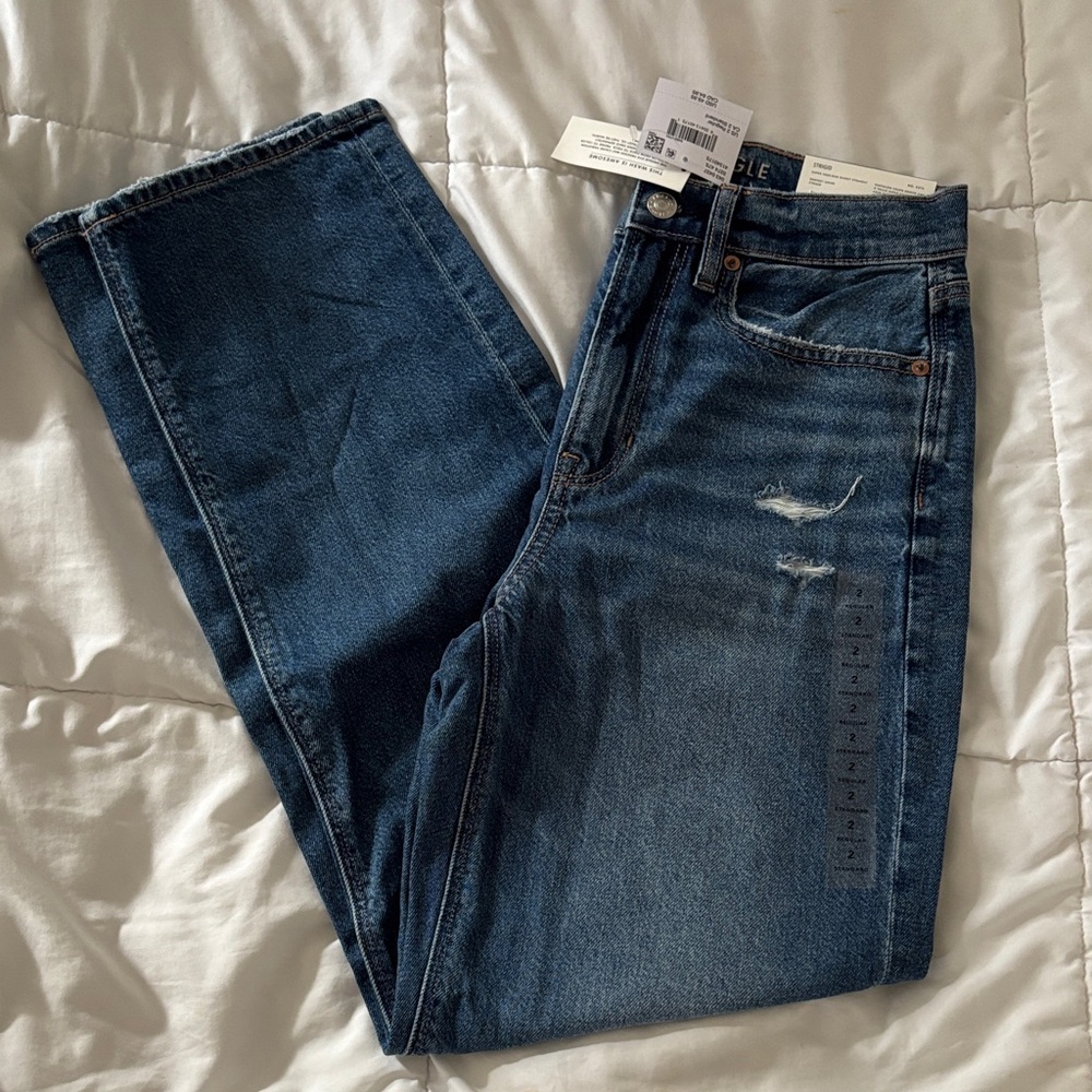 American Eagle Outfitters Women's Blue Slim Jeans